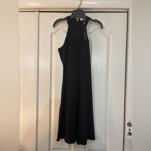 Chic Black Backless Dress